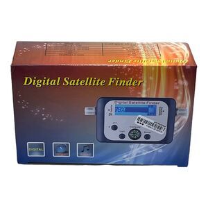 Blue Gray LCD Graphics Display Compass Digital Satellite Signal Finder Meter